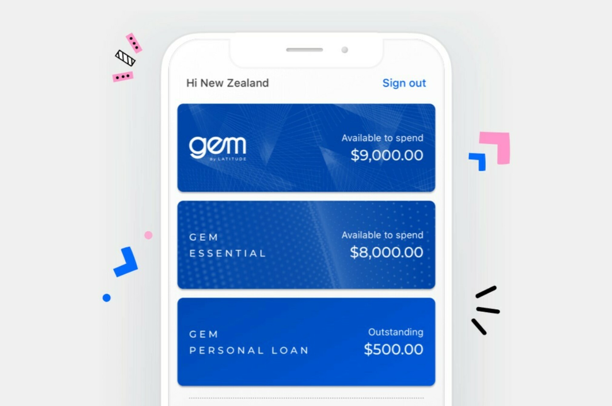Gem by Latitude mobile app
