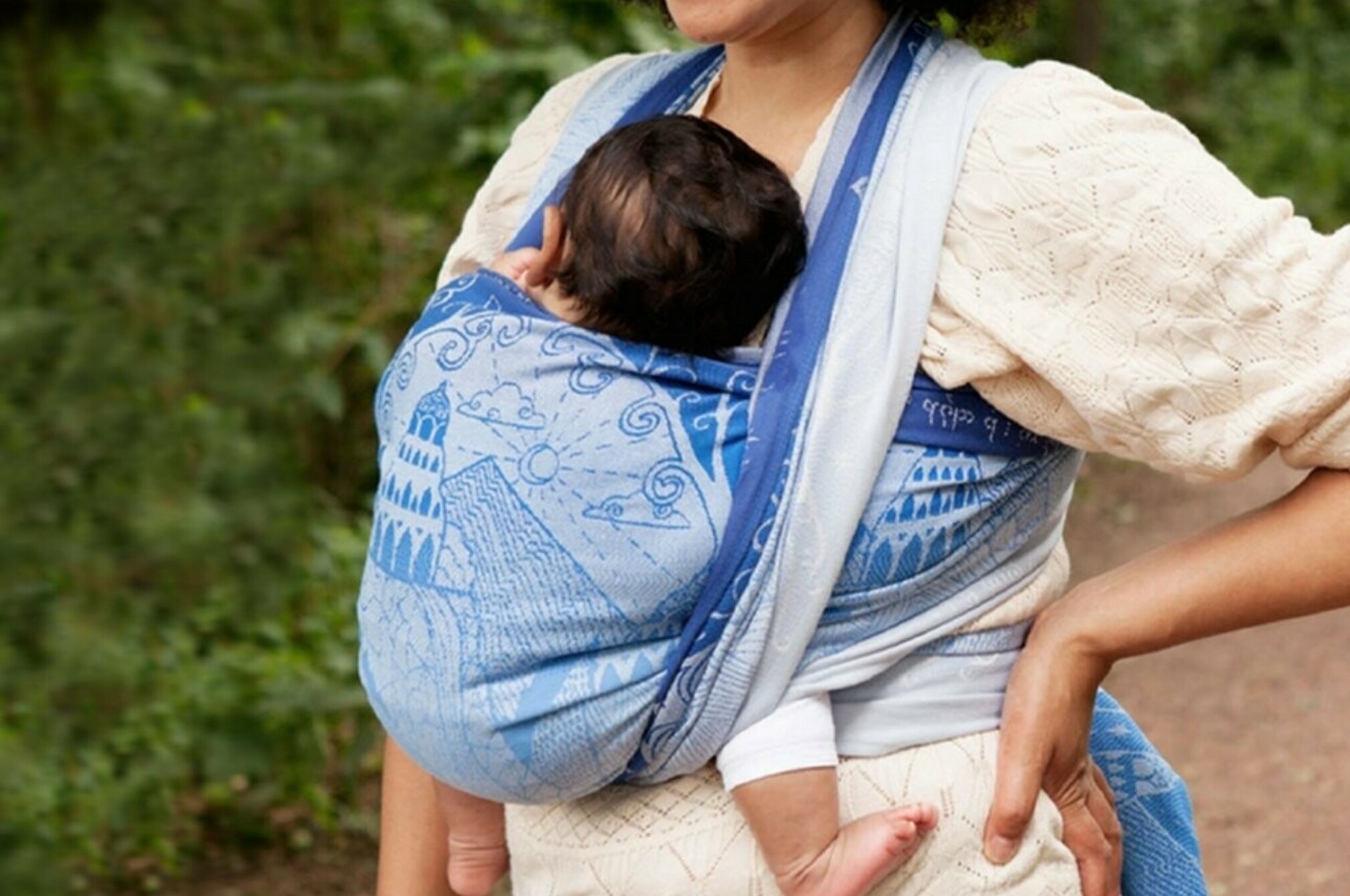 Stretchy wrap (also called a woven wrap)