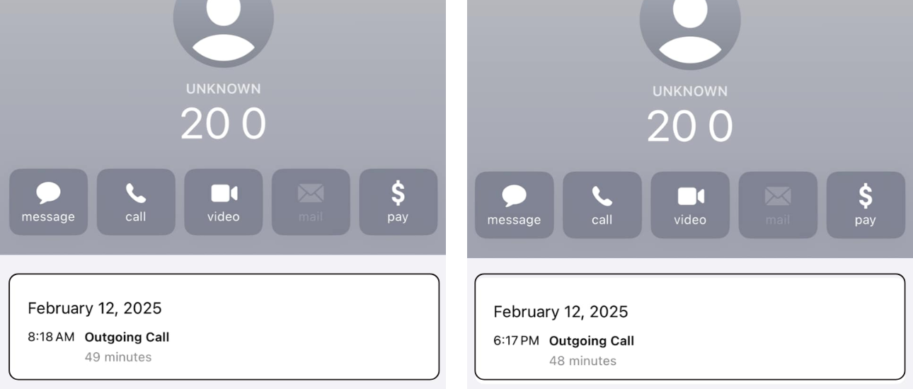 Phone calls