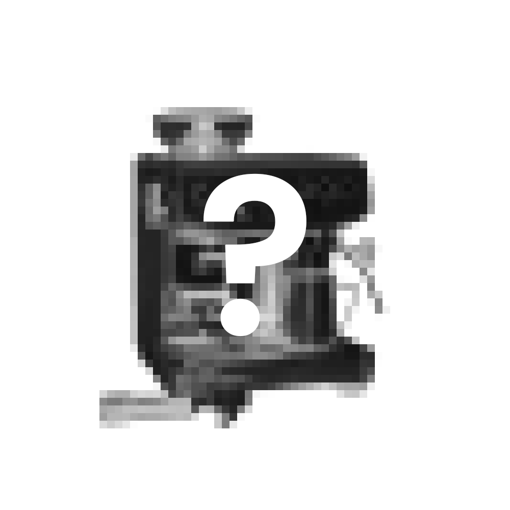 Graphic of a coffee machine with question mark symbol.