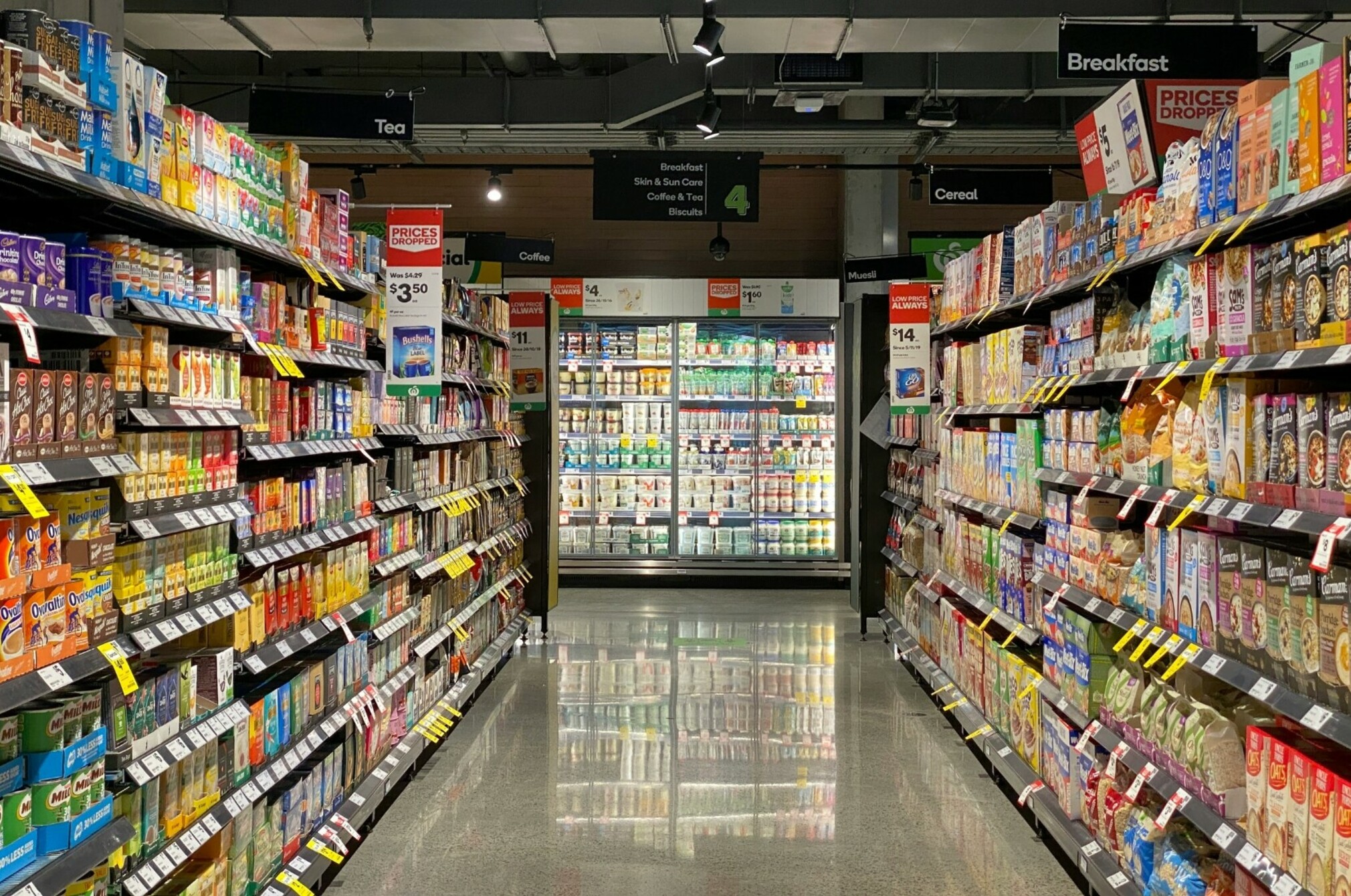 Supermarket aisle  1 