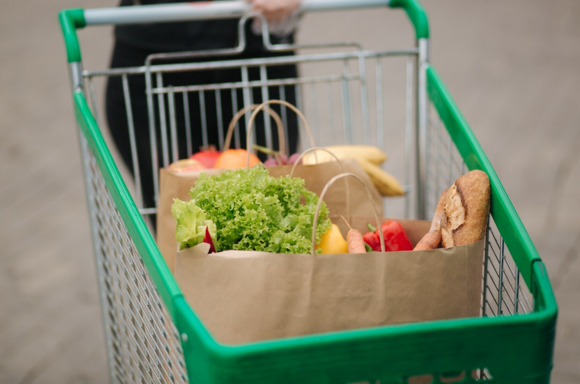 Green trolley