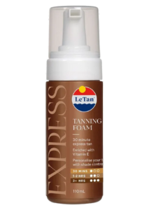 Le Tan Express Tanning Foam.