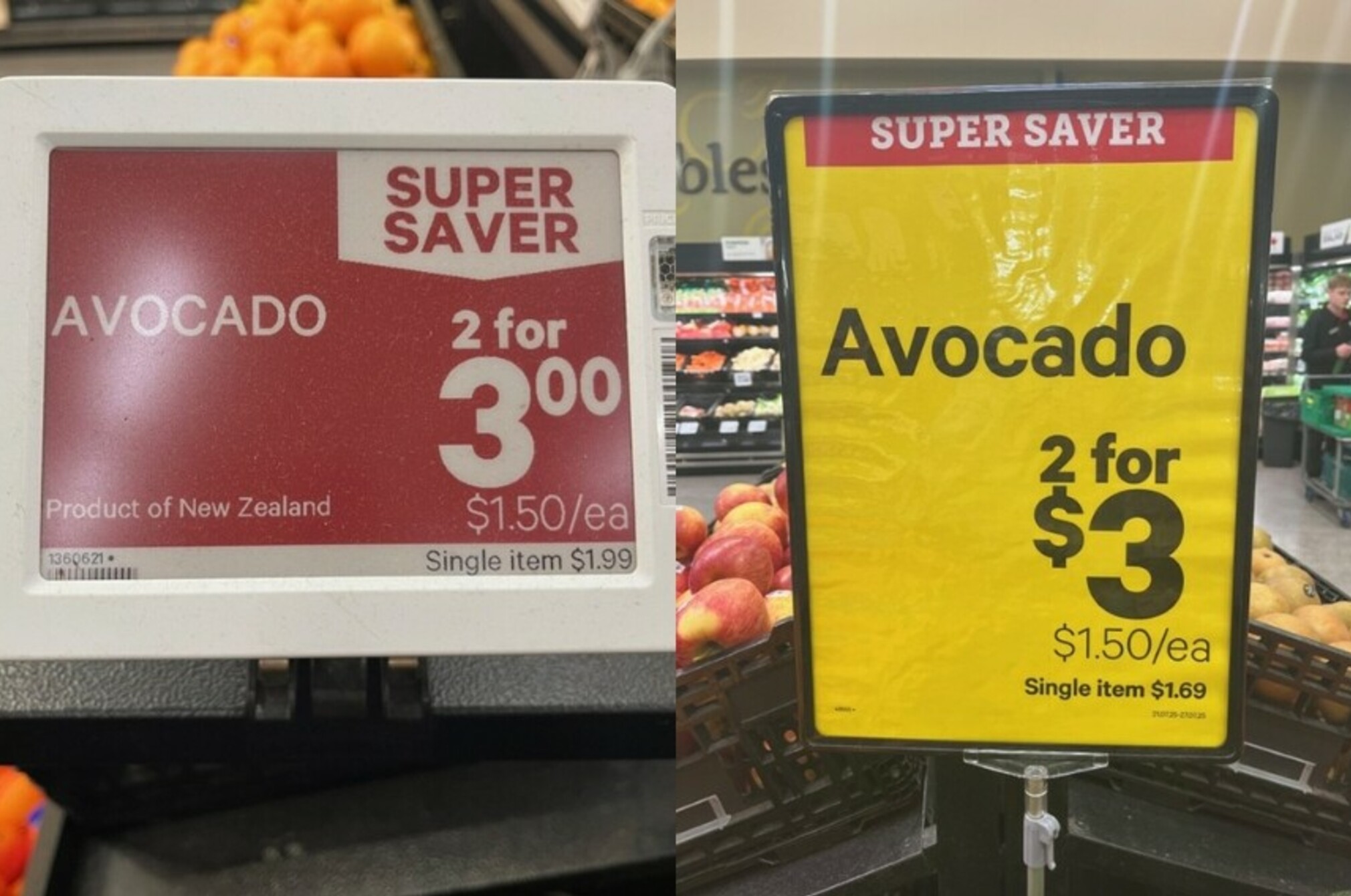 Avocado prices