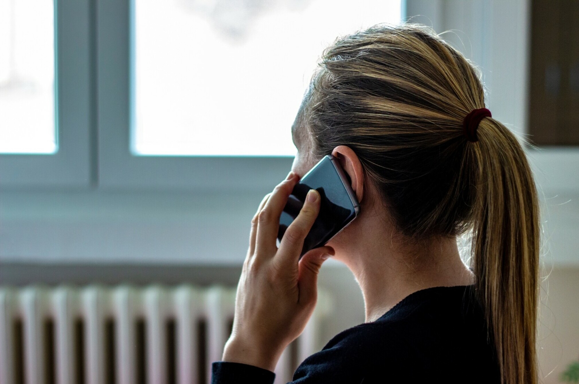 Woman calling