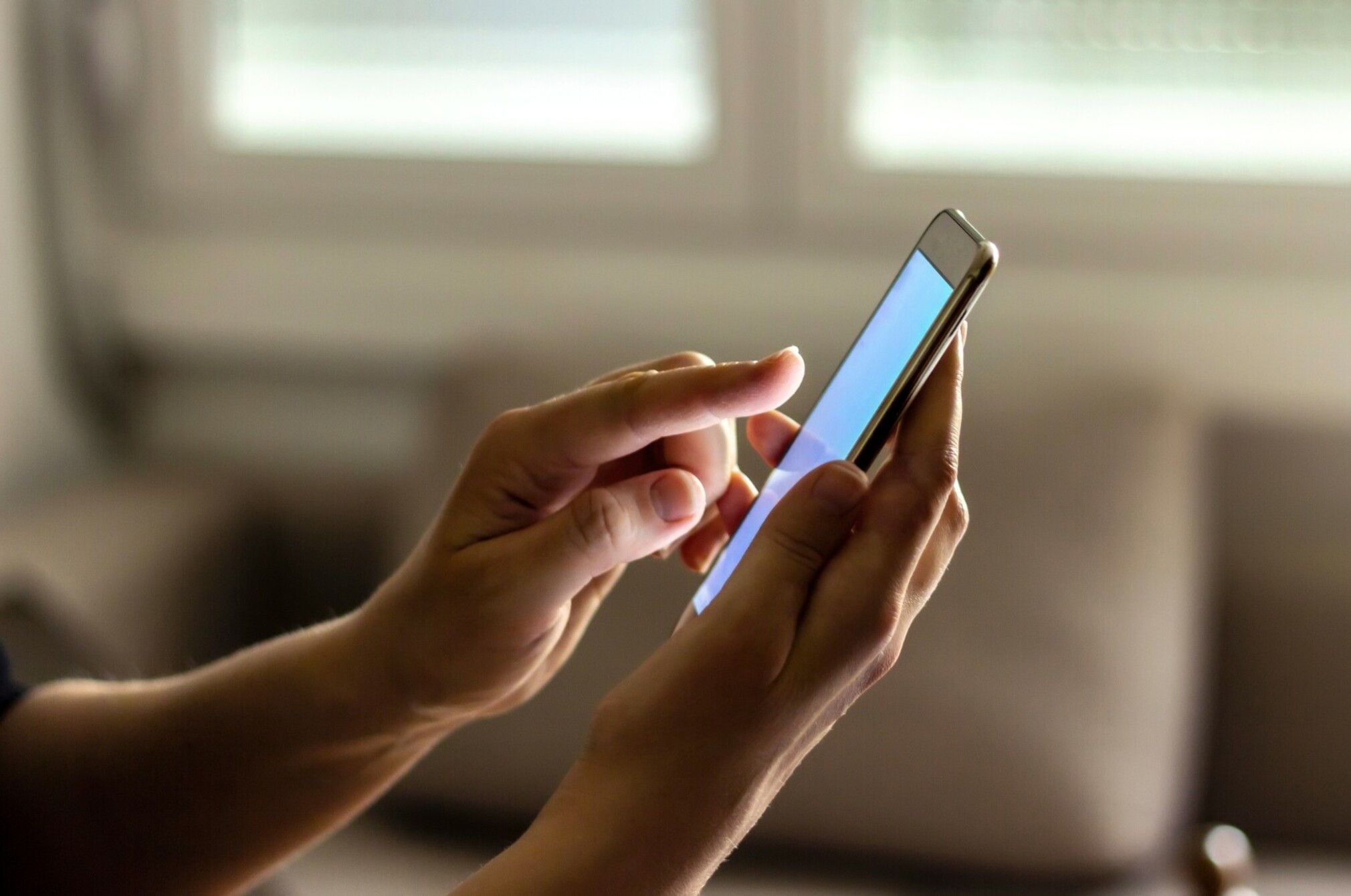 Person using phone