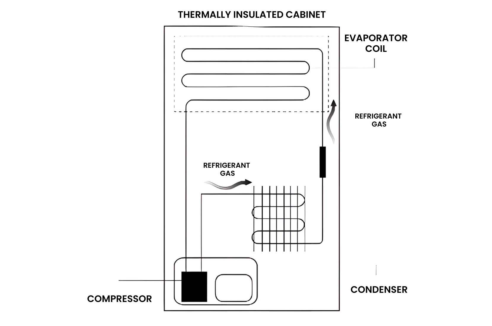 Fridge mechanics.