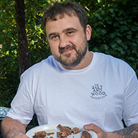 Aaron Wagstaff, chef at Kāpiti restaurant Salt & Wood Collective.