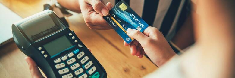 Paying with a credit card